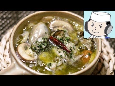 牡蠣のアヒージョとペペロンチーノの作り方♪　How to make Oysters in Garlic♪（Ostras al ajillo）