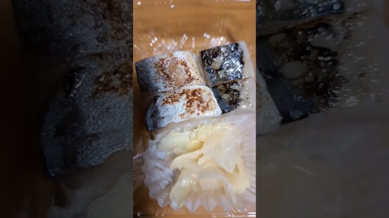 【かっぱ寿司】肉厚とろ〆さばの炙り押し寿司!!#shorts