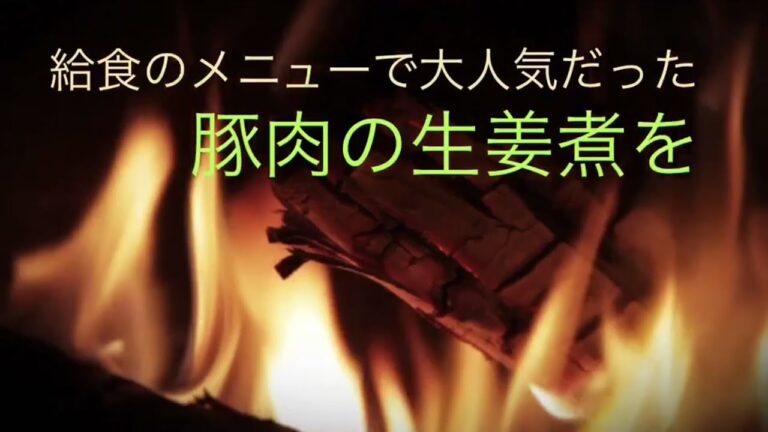 豚肉の生姜煮を作ってみた！