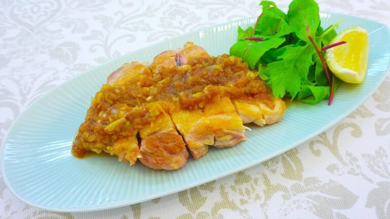 激ウマ！カリッカリ鶏もも肉の梅風味ダレ