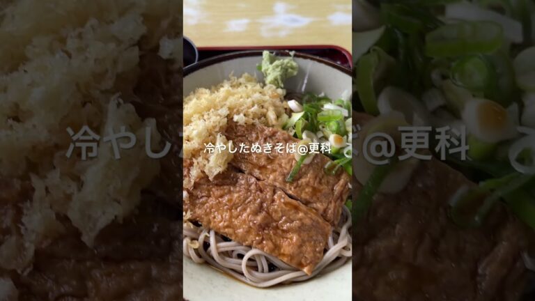 冷やしたぬきそば@更科