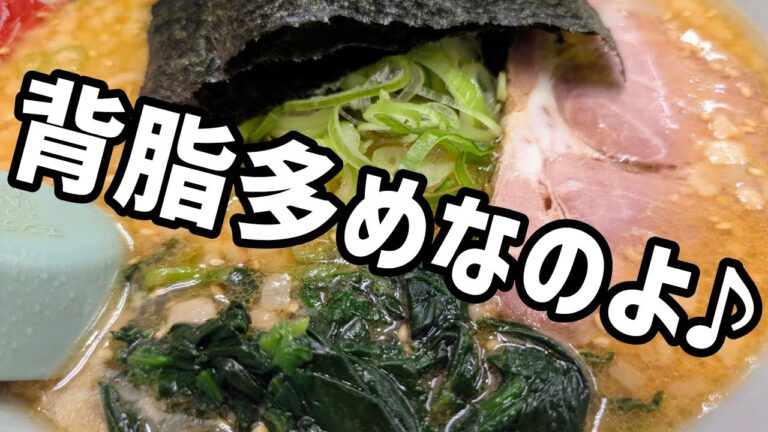 [山岡家]背脂多めの特味噌を頂くってばよ♪　#特製味噌ラーメン