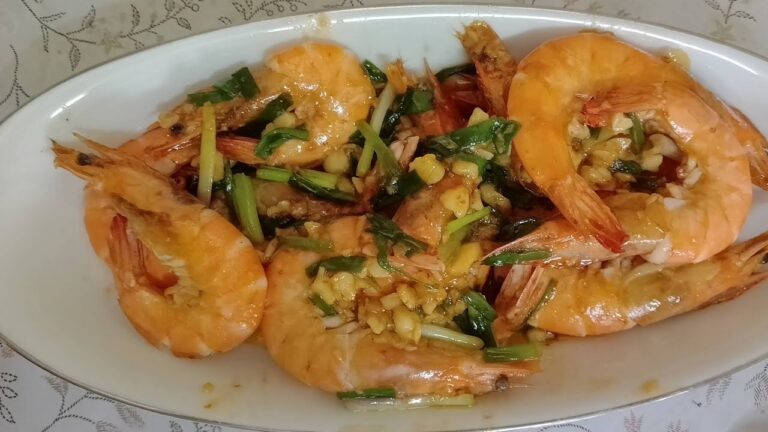 GARLIC PRAWN.. MOUTH WATERING 😋#food #viralvideo