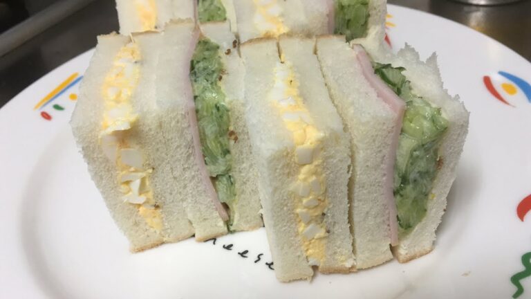 【勝負サンドウイッチ】　たまごサンドときゅーり&ハムサンド