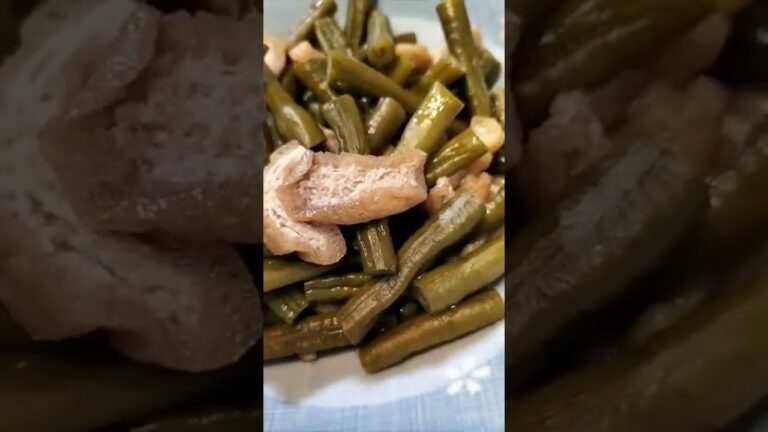 三尺ささげの煮物　22 07 09　＃Shorts