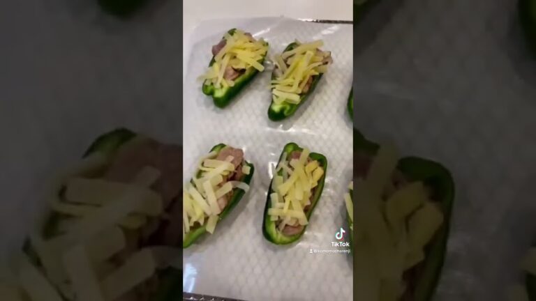 ピーマンの肉詰め作ってみたよ #shorts #料理 #ピーマン