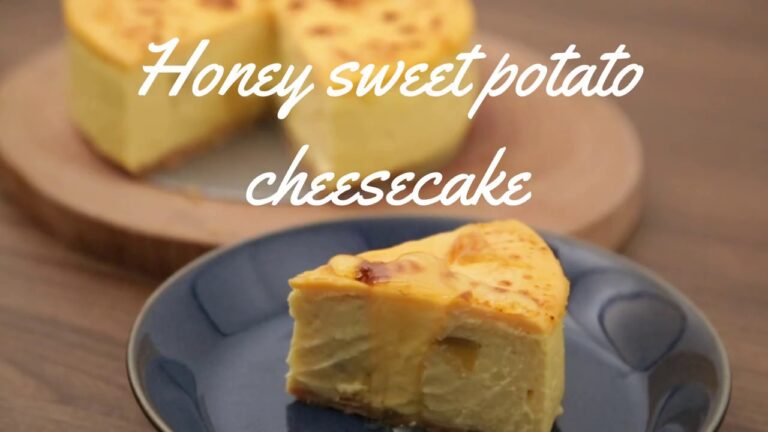 Sweet potato cheesecake / サツマイモチーズケーキ