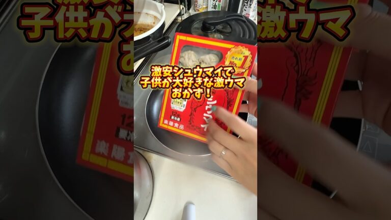 ズボラさんの簡単夜ご飯☺️サバの味噌煮☺️シュウマイカリカリ揚げ！