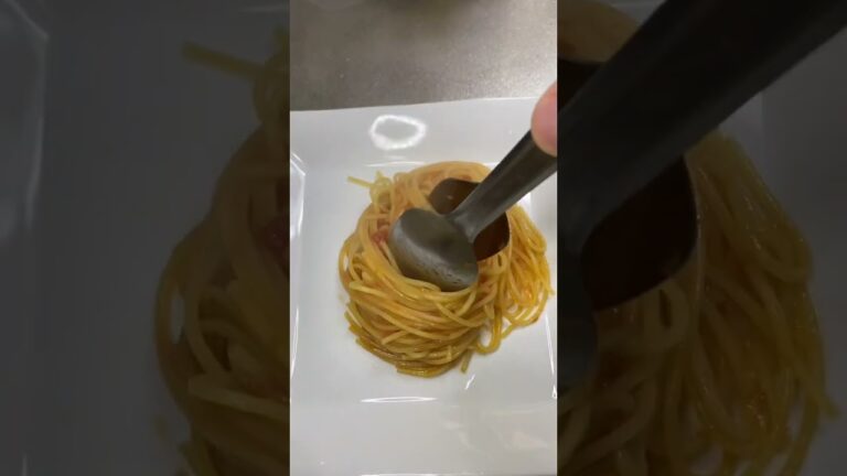 ベーコントマトパスタ　#short #shorts