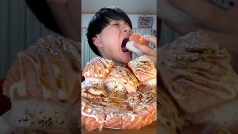 コメント返信しながら炙りマヨサーモン作った #料理 #サーモン #炙りサーモン