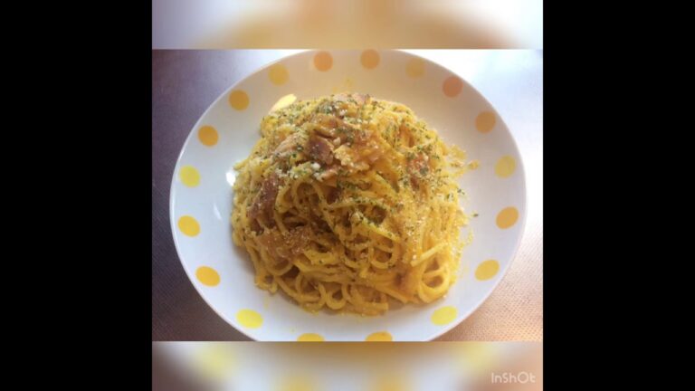濃厚かぼちゃクリームパスタ