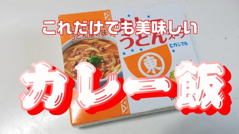 カレーうどんスープだけで簡単絶品カレー飯！