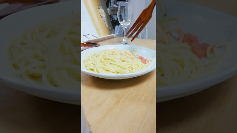車中泊 ご飯 に作りたい！ 簡単 和風 明太子 パスタ スパゲティ具材を合えるだけ 車内を汚さない レシピ 福岡かねふく明太子 バター