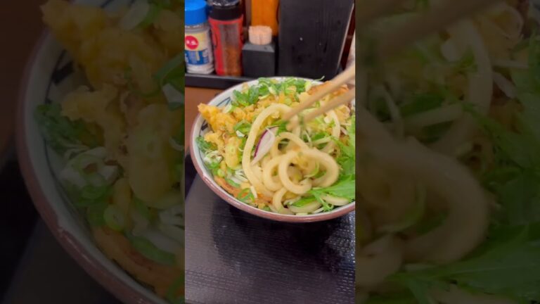 丸亀製麺　タル鶏天ぶっかけうどんです^_^