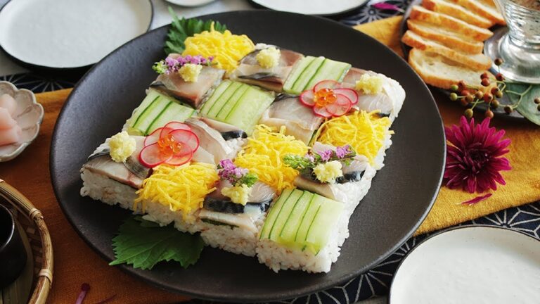 【残った部分もおつまみに🍷】しめさばキューブ寿司