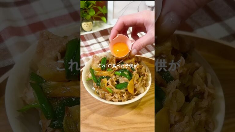 子供が思わず『うんまっ！』と叫んだ至極のスタミナ豚丼