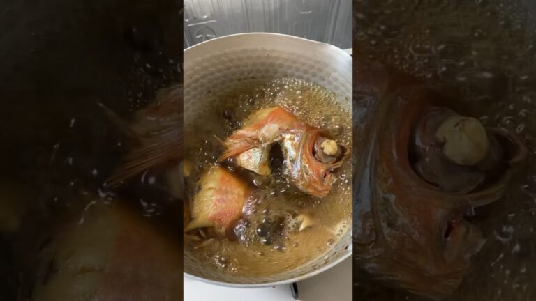 【残った酒で作る】金目鯛の煮付け#shorts