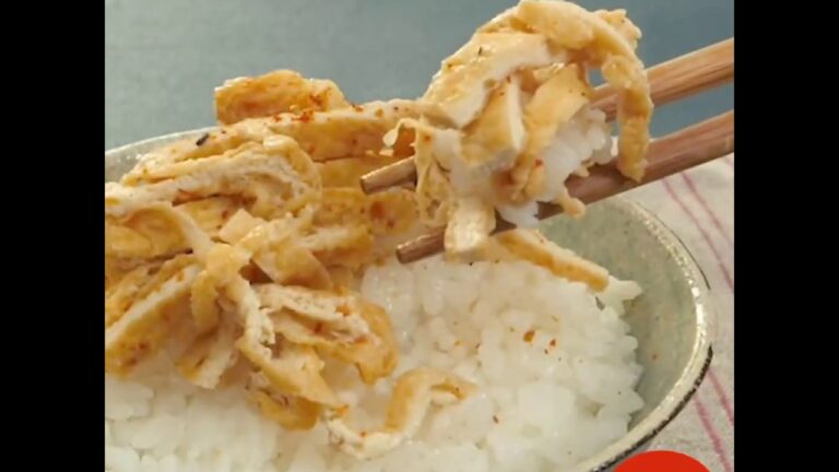 3分でこのウマさ…飯泥棒きつね