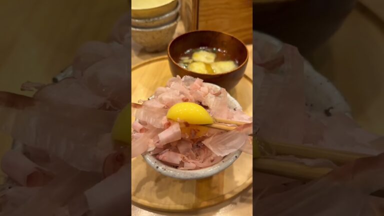 ミシュランビブグルマンを獲得！かつお節の素材を活かした絶品朝食が美味すぎる【渋谷グルメ かつお食堂】 #shorts