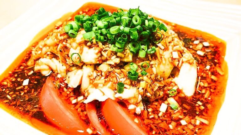 今夜おかず中華‼️【口水鷄】ヨダレが出るほど旨い🤤