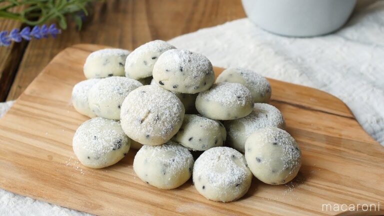 レンジでさくほろ！「セサミクッキー」のレシピ・作り方