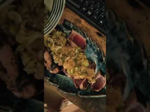 【かつおのたたきポン酢がけ混ぜるだけ】こんな夜更けにカツオかよ#hokkaido #北海道 #food #cooking #男の手料理 #料理 #かつおのたたき #かつお #ポン酢  #shorts