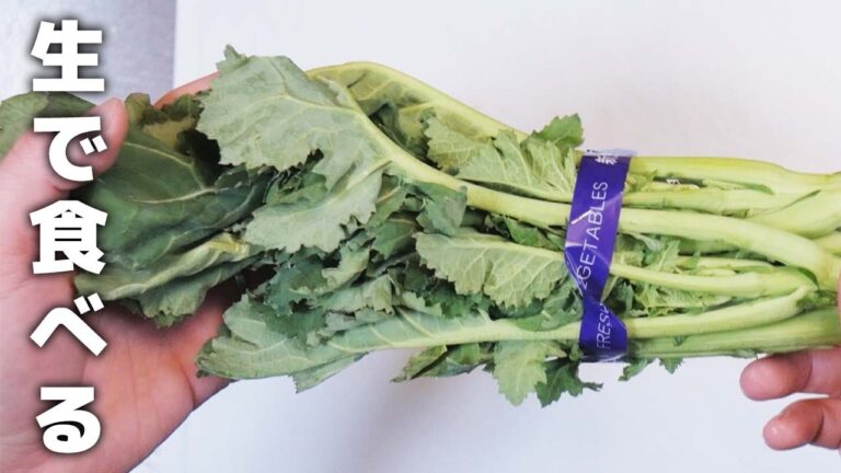 【菜の花レシピ】菜の花は生で食べるのが吉！絶品レシピ紹介します♪