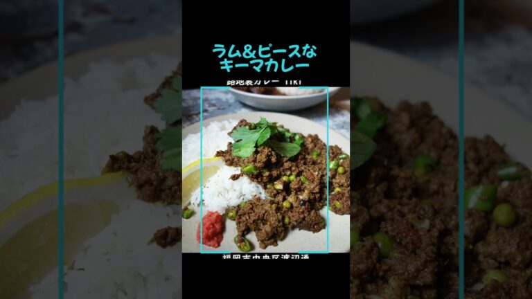 【福岡】天神南のスパイスカレー！ラムキーマ＆ポークビンダル♪＠路地裏カレーTiki #shorts