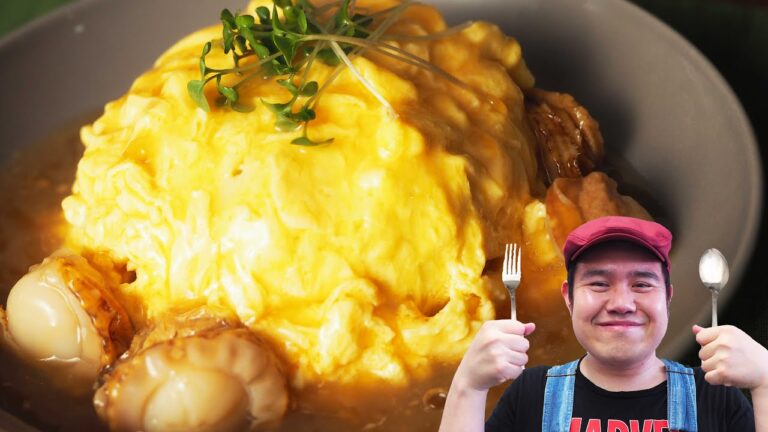 丸の内テイクアウトランチNo1のふわとろ和風オムライスの作り方