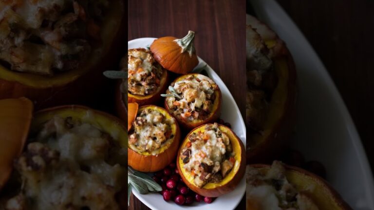 garlic herb thanksgiving roasted carrots pumpkin