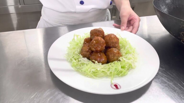 肉団子の甘酢あんかけ実習 210617