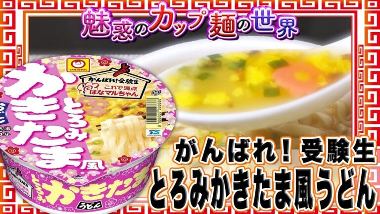 がんばれ！受験生 とろみかきたま風うどん【魅惑のカップ麺の世界292杯】