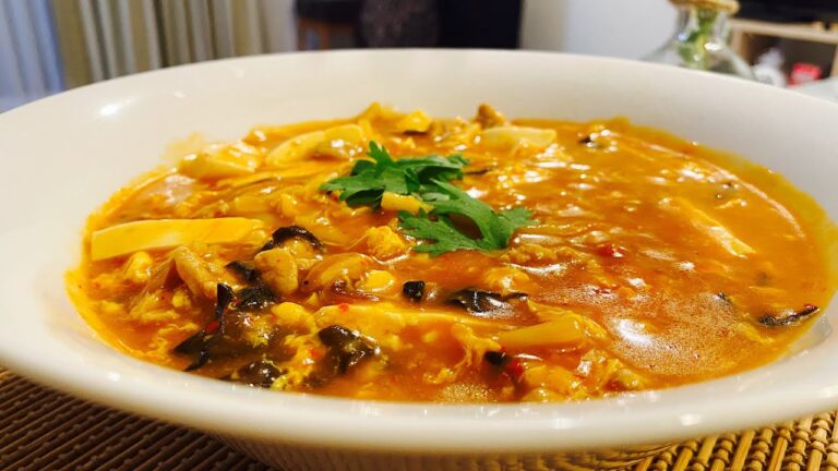 【本場の四川料理】サンラータンスープ/酸辣湯スープ20200925