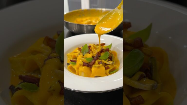 Cremige Kürbis Pasta 🤤 #hokkaido #pastarecipe #newrecipe #schnellerezepte #cooking
