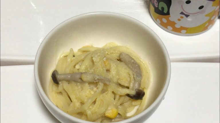 節約レシピ？！シチューをクリームパスタに作り変え(^^)レシピもあるよ☆ 【あきねねちゃんねる】