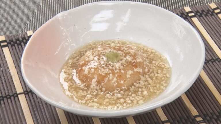 れんこんまんじゅう　そぼろあんかけ【キチキチキッチン】