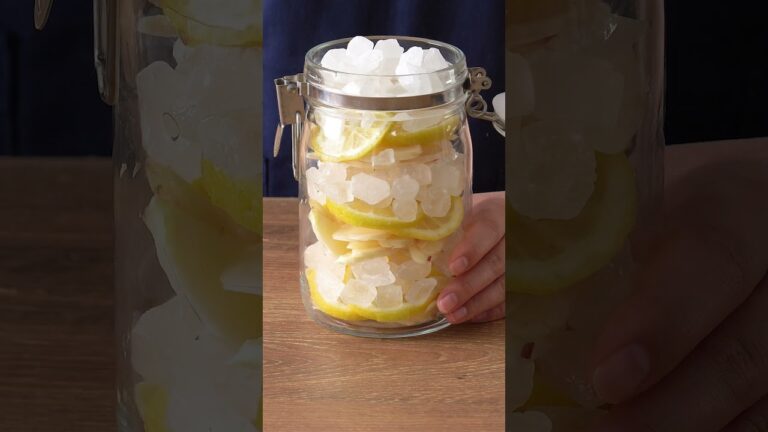 【新生姜でさっぱり！】ジンジャーレモンシロップ #shorts