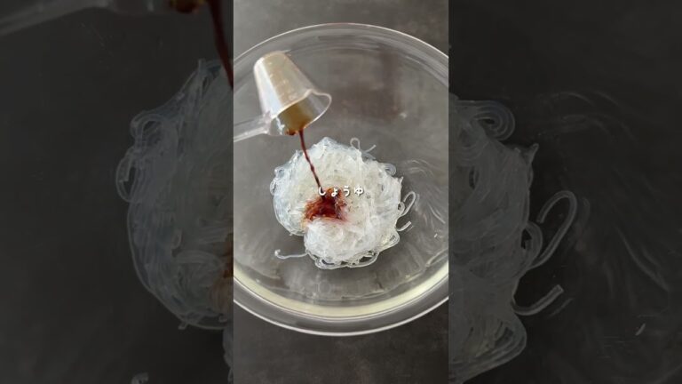 レンチンで簡単副菜【春雨サラダ】　#レシピ