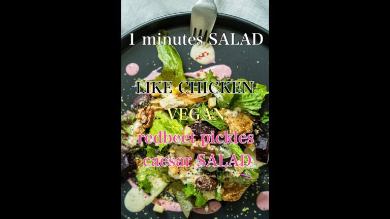 【1minutes SALAD】ビーガンシーザーサラダ