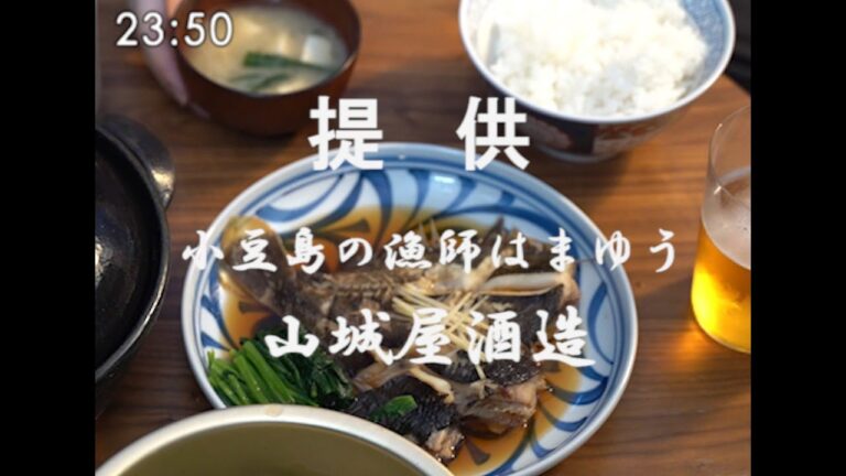 昭和96年の料理番組 カレイの煮つけ定食