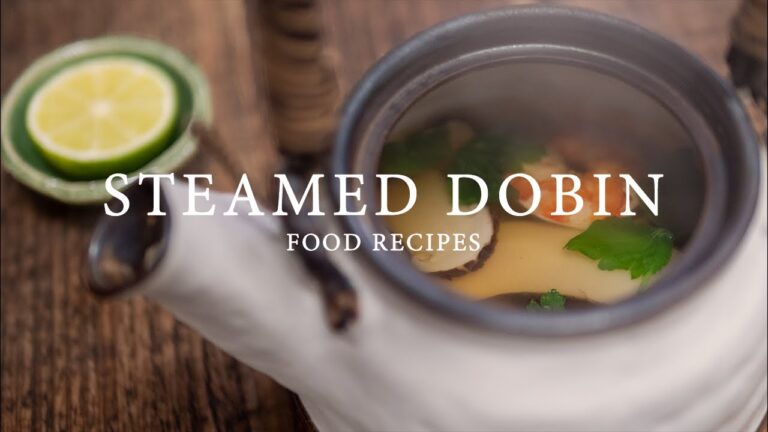 【料理】土瓶蒸し【作り方】Steamed Dobin