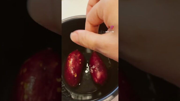 炊飯器で簡単絶品焼き芋#米粉パン #炊飯器調理#裏技#shorts