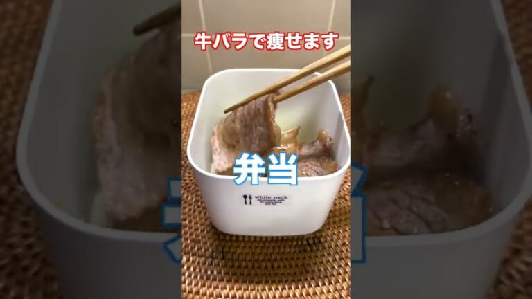 【牛肉弁当】3秒で4kg落とす事に成功