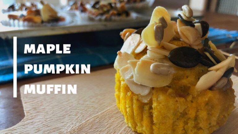 生のまますり下ろして【メープルかぼちゃマフィン】