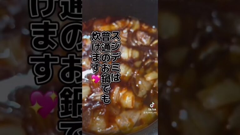 【材料3つで失敗なし】スジデミ （酵素ごはんの素で作った発芽酵素玄米）