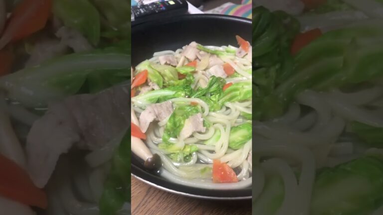 【間食】野菜うどん🍲