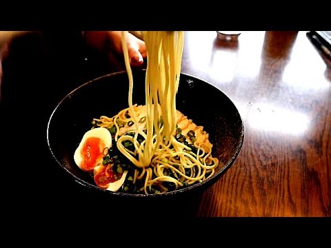 【鳥ムネチャーシュー油そば】ラーメン屋さんに負けない家で簡単油そばの作り方　魔法のレシピ