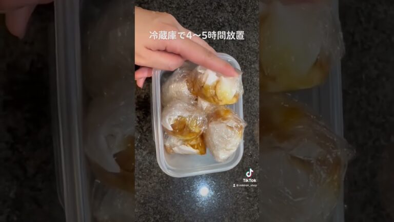 【時短】焼肉のタレだけ！味付け卵🥚