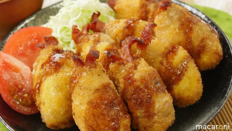 まるでエビフライ!?  タルタル とろ〜り 肉巻き ウインナー フライ のレシピ 作り方