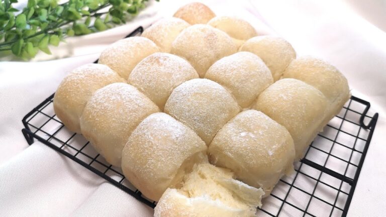 【こねない＆減塩】ふわふわ赤ちゃんの『白いちぎりパン』の簡単な作り方